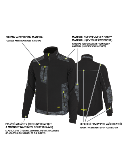 PREDATOR Jacket black/grey