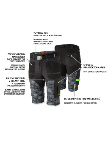 PREDATOR Shorts black/grey