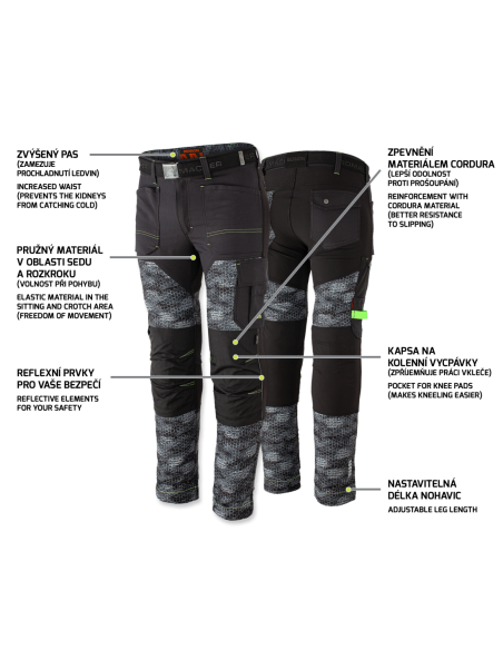PREDATOR Trousers black/grey