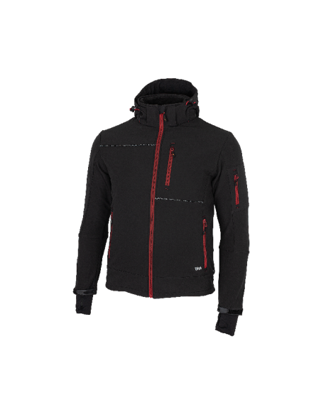 RUFUS Jacket black/red