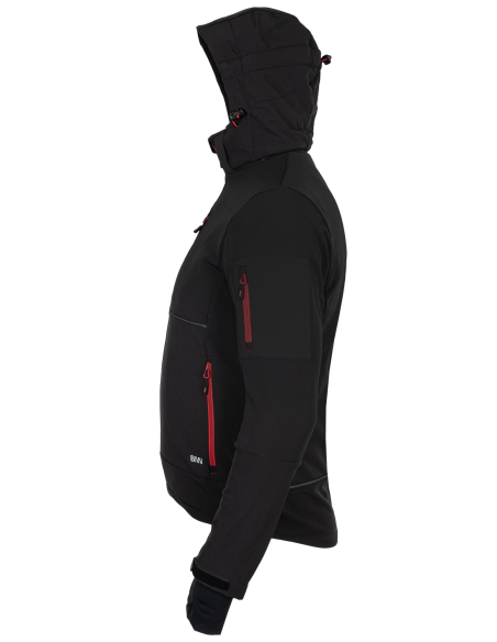 RUFUS Jacket black/red