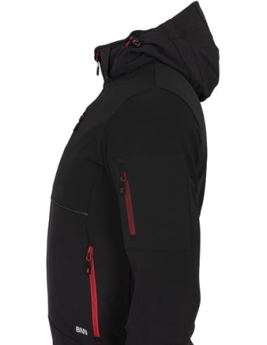 RUFUS Jacket black/red