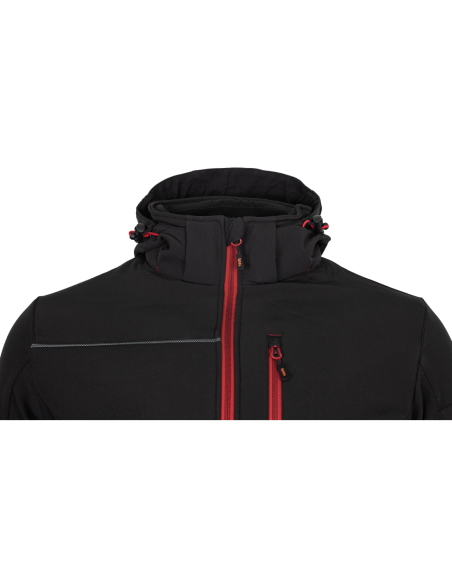 RUFUS Jacket black/red