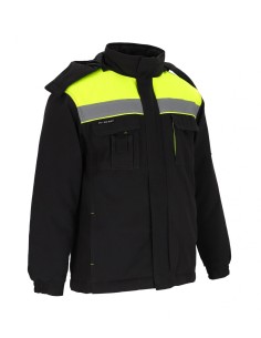 Kurtka z kapturem RedBerg Smart pas odblask 2